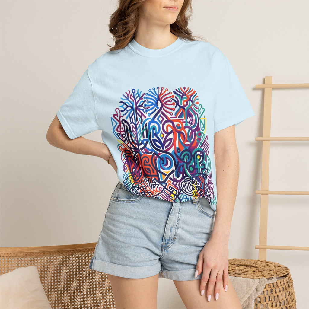 Unisex T-Shirt - Modern Abstract Organic Geometric Art | Comfort