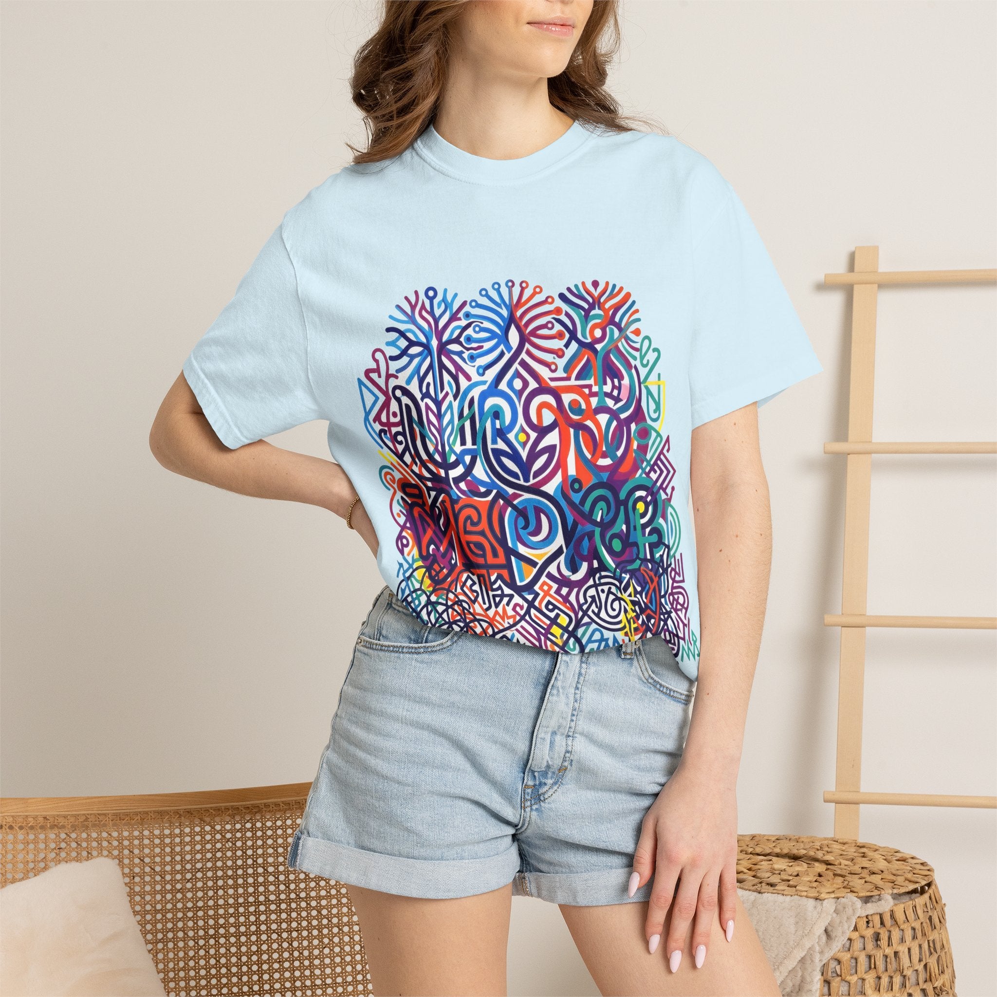 Unisex T-Shirt - Modern Abstract Organic Geometric Art | Comfort