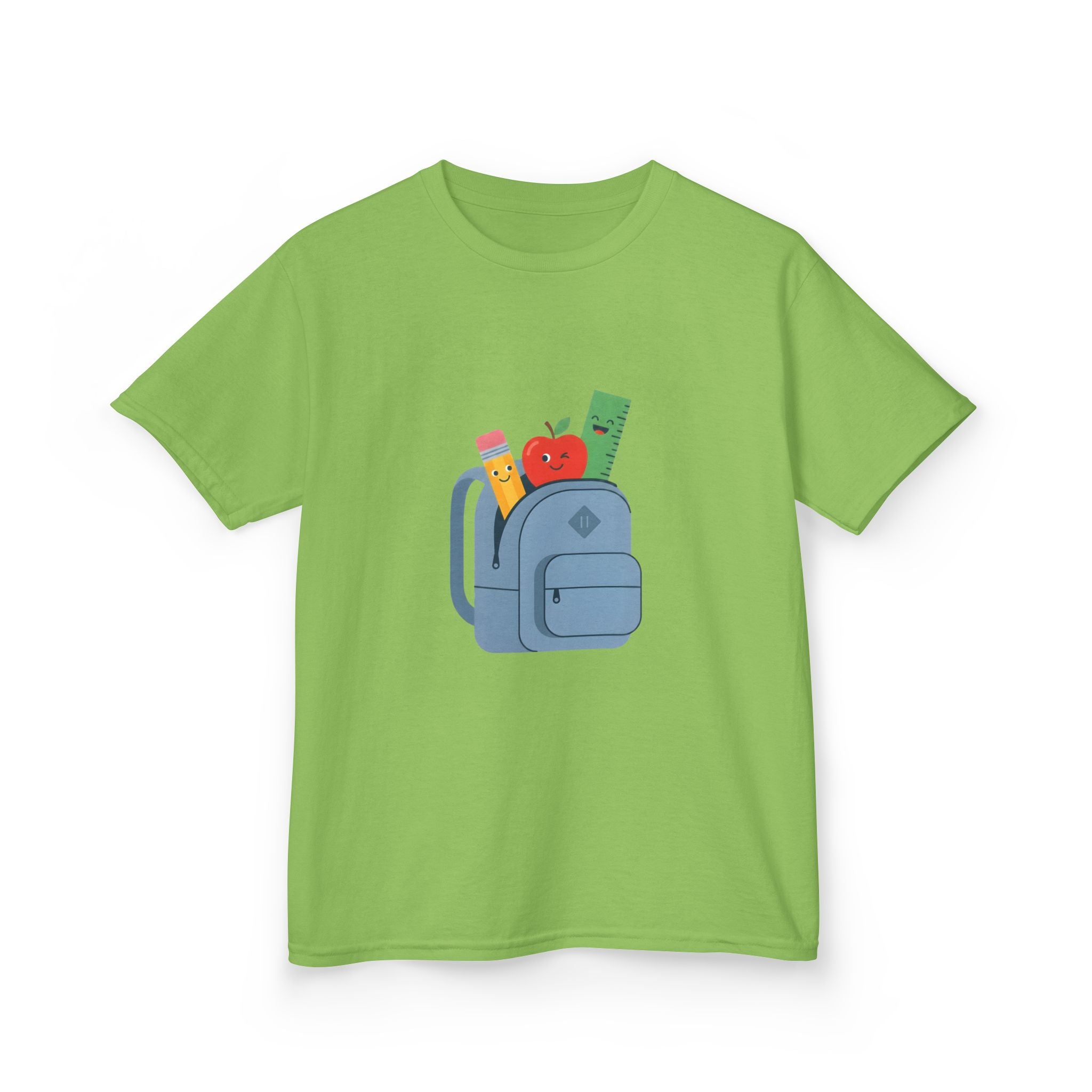 Kids Back to School Tee - Cute School Supplies Cartoon | 2026