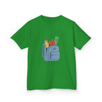 Kids Back to School Tee - Cute School Supplies Cartoon | 2026