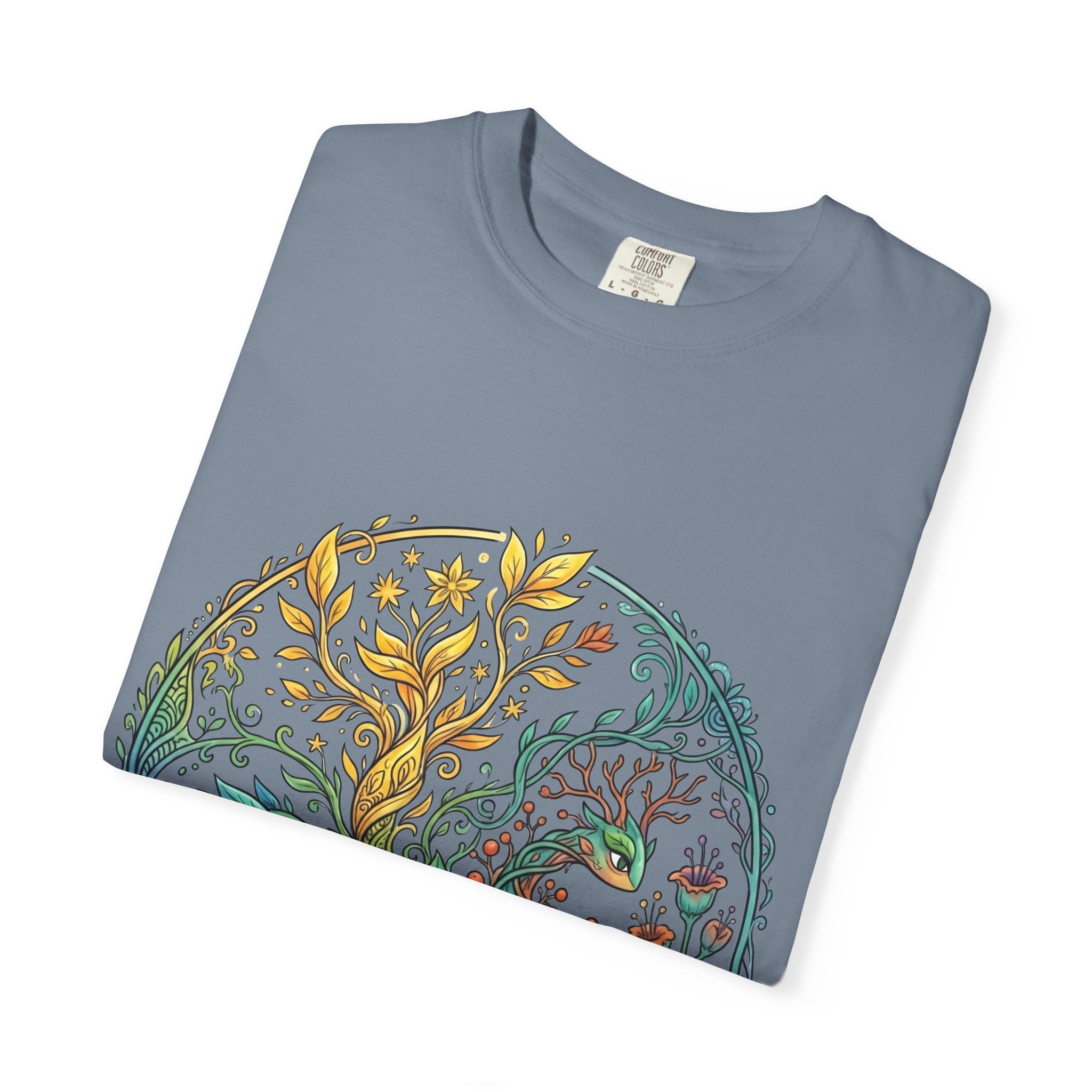 Elemental Dragon Tree T-Shirt - Mystical Nature Art | Comfort Colors