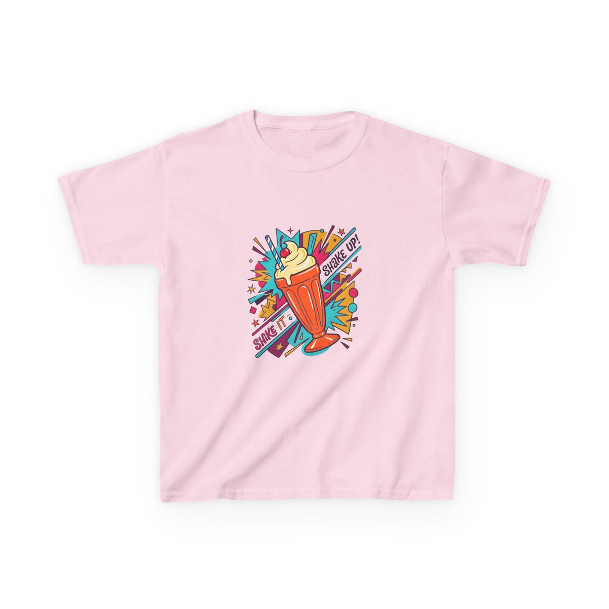 Kids Retro Pop Art Milkshake Tee - SHAKE IT UP! Dessert
