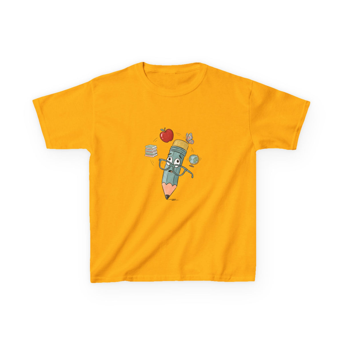 Kids School T-Shirt - Hand-Drawn Whimsical Learning Design