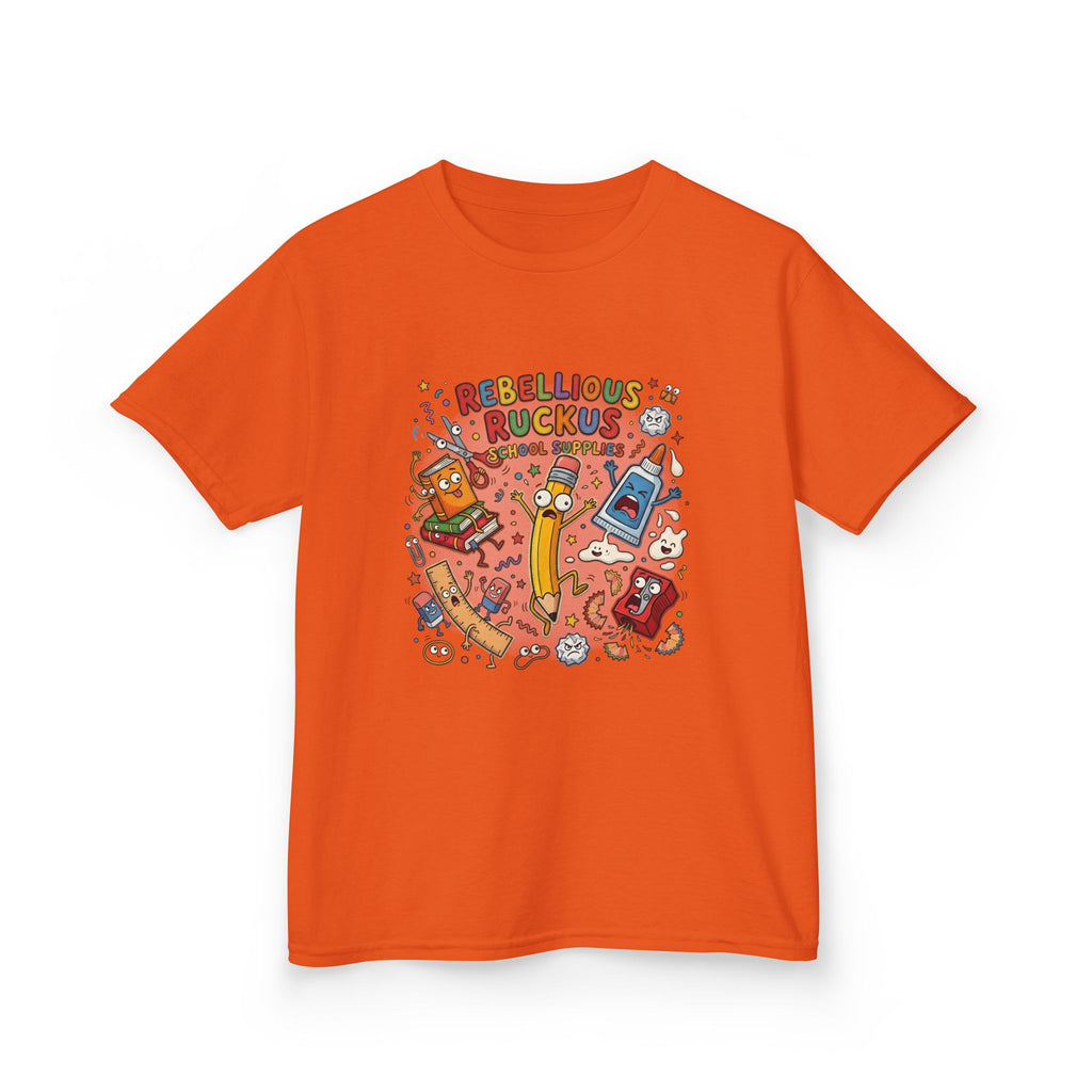 Kids Tee - Rebellious Ruckus School Supplies T-Shirt