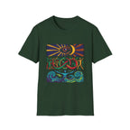 Unisex T-Shirt - Cosmic Folk Art Eye & Snake | Spiritual Nature