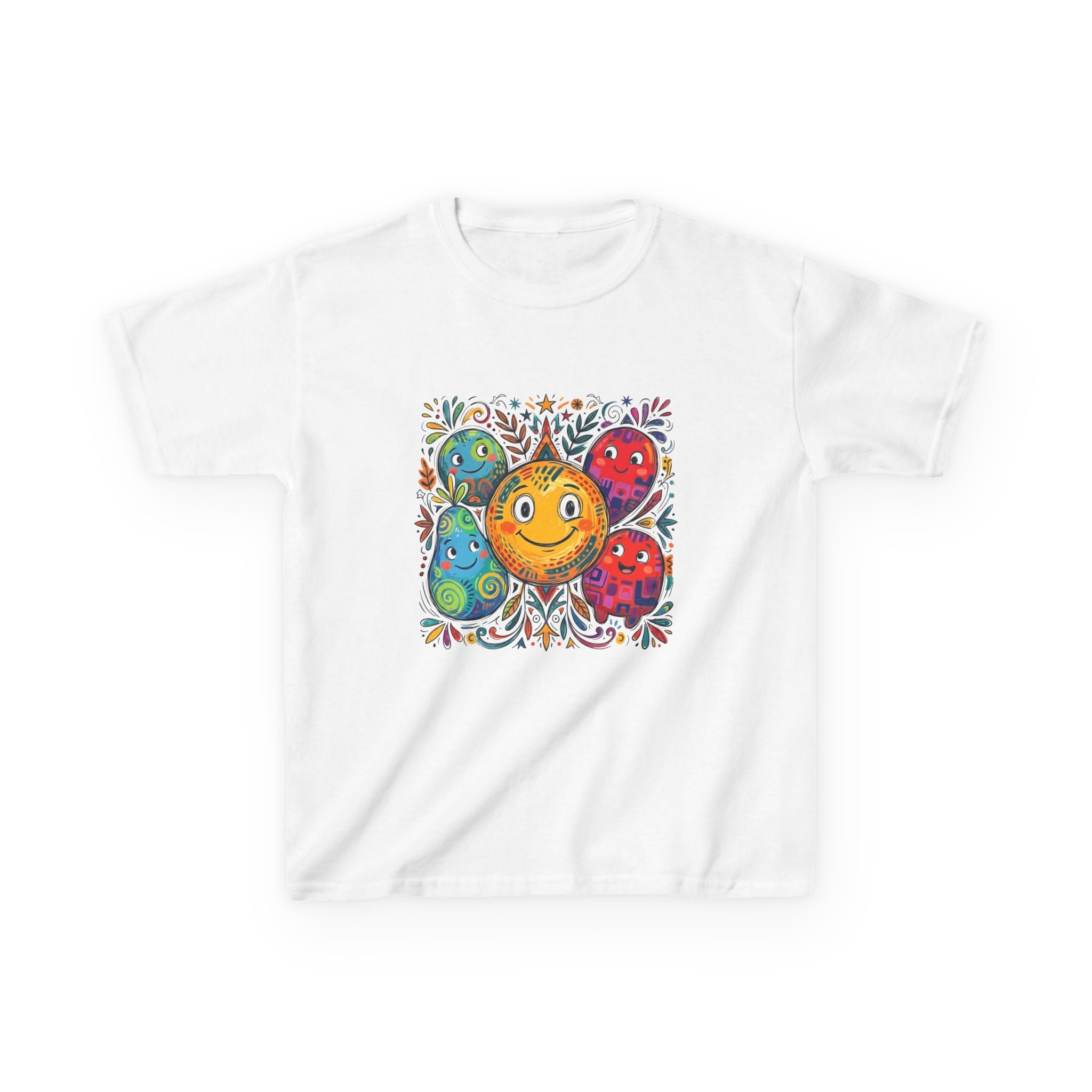Kids Tee - Happy Friends & Colorful Joy | Playful Character Gift