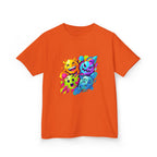 Kids T-Shirt - Vibrant Geometric Faces | Abstract Art