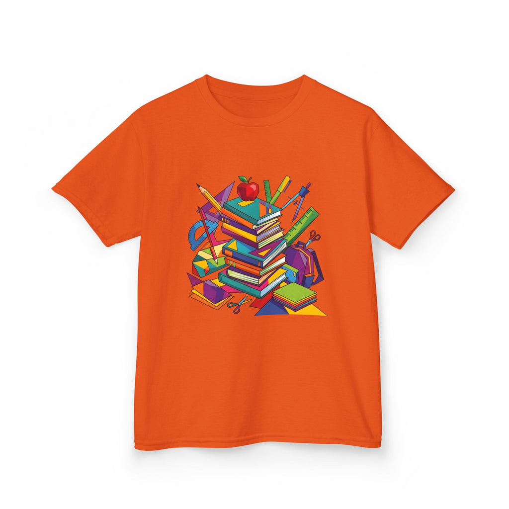 Kids T-Shirt - Geometric School Supplies Tee | Back to School
