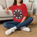 Unisex Steampunk T-Shirt - Ornate Mystical Mandala & Gears