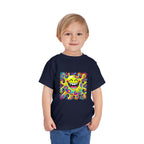 Toddler Tee - Vibrant Psychedelic Monster | Kids Abstract Cartoon Art