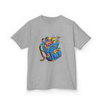 Kids Tee - Vibrant Geometric School Supplies Cartoon | Back to School