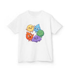 Kids Heavy Cotton Tee - Cute Whimsical Elemental Characters