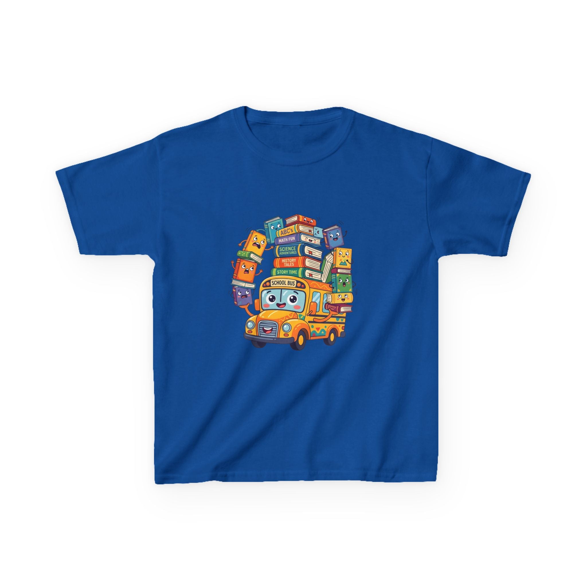 Kids Learning Tee - ABC's, Math & Science School Bus Fun