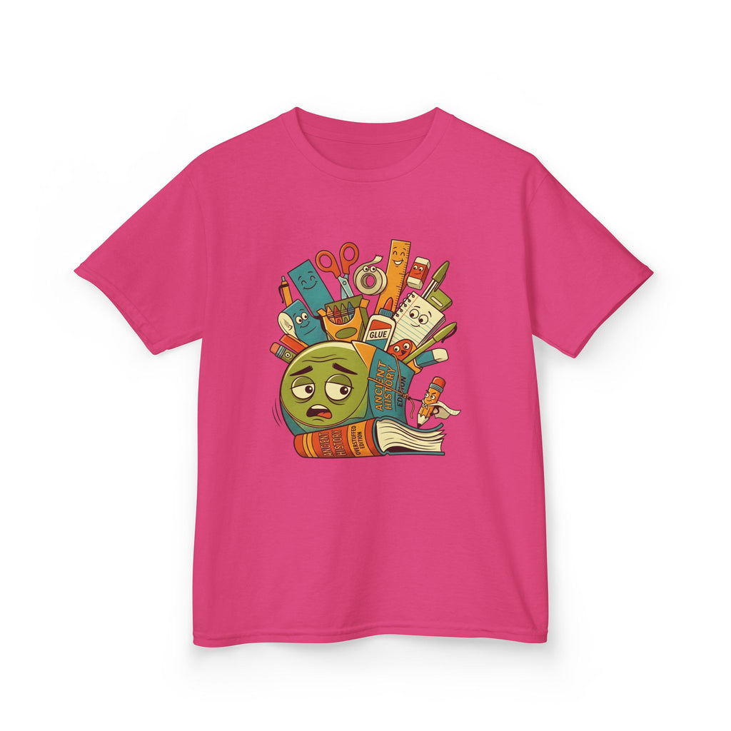 Kids Tee - Ancient History Overstuffed Edition | School Stress Back