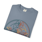 Unisex Garment-Dyed T-Shirt - Minimalist Geometric Nature Art
