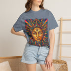 Unisex T-shirt - Psychedelic Sun Boho | Comfort Colors Garment-Dyed