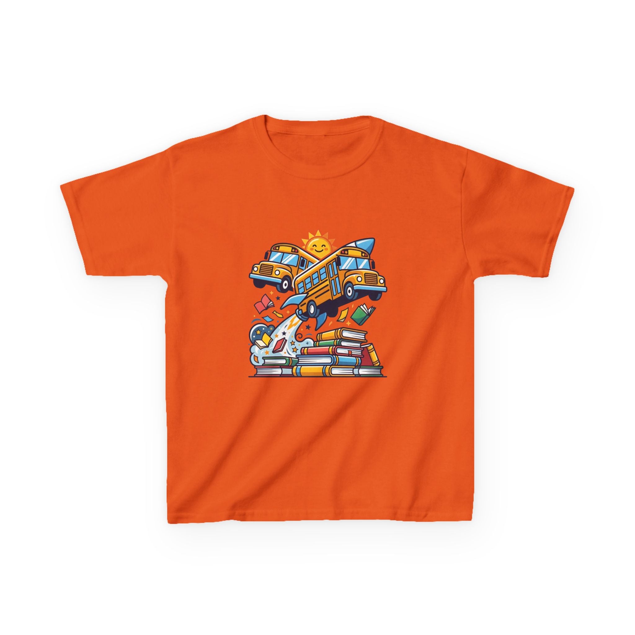 Kids Back to School T-Shirt - Rocket Bus Adventure | First Day