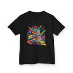 Kids T-Shirt - Geometric School Supplies Tee | Back to School