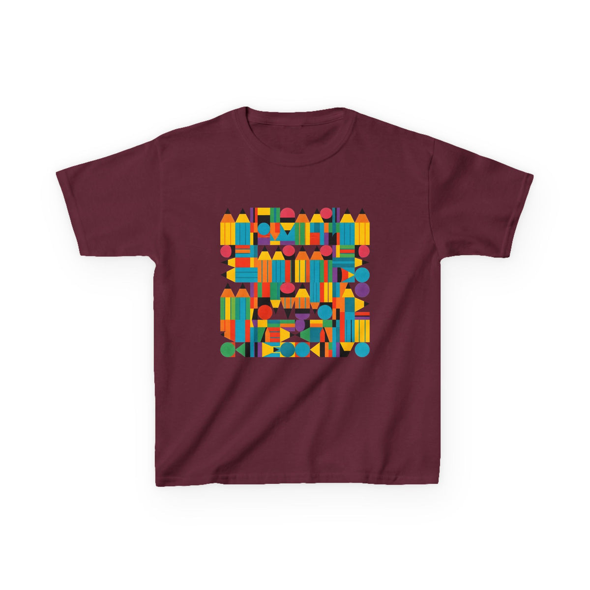 Kids Tee - Playful Geometric Abstract | Modern Art