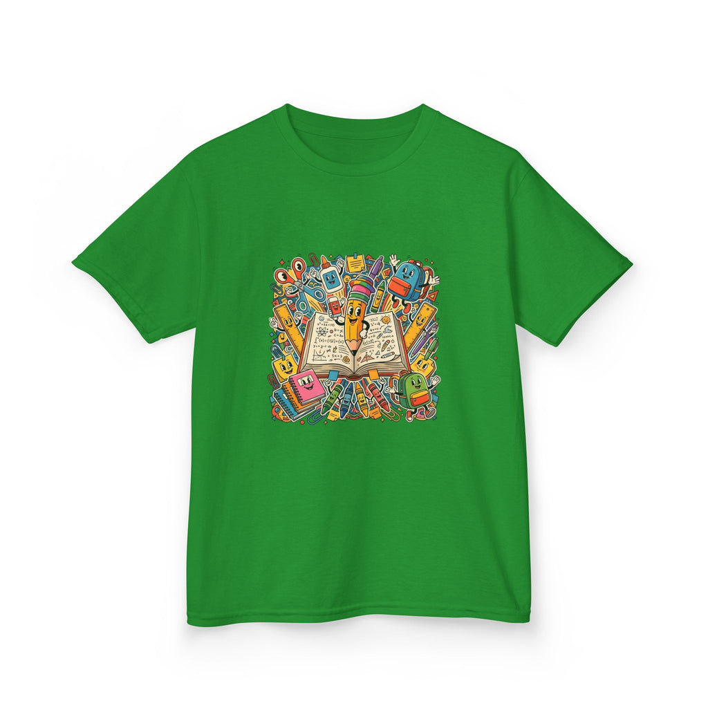 Kids Back to School Tee - Math Equations & School Supplies | 2026