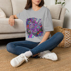 T-Shirt - Vibrant Psychedelic Cosmic Goddess Spiritual Flow