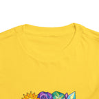 Toddler Tee - Vibrant Geometric Crystal & Gemstone Shirt