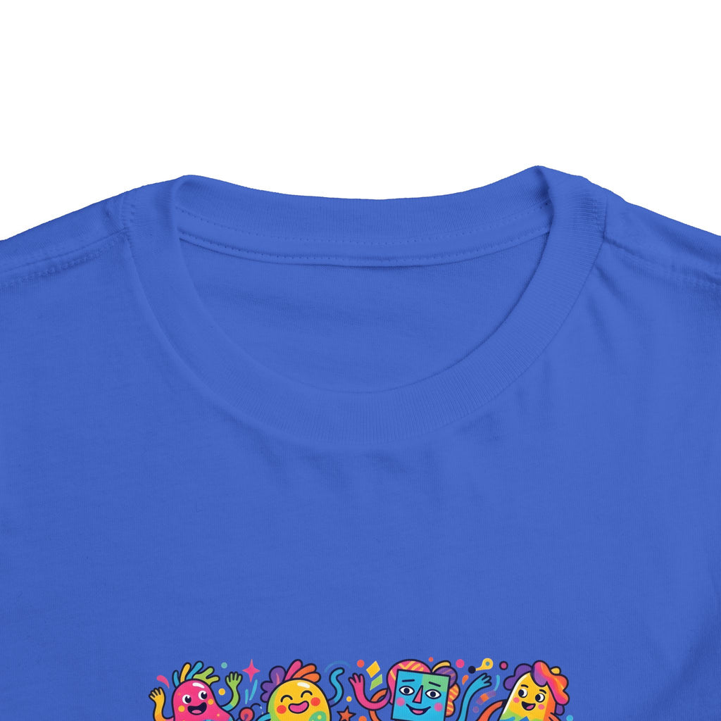 Toddler T-Shirt - Vibrant Whimsical Creatures | Doodle Art
