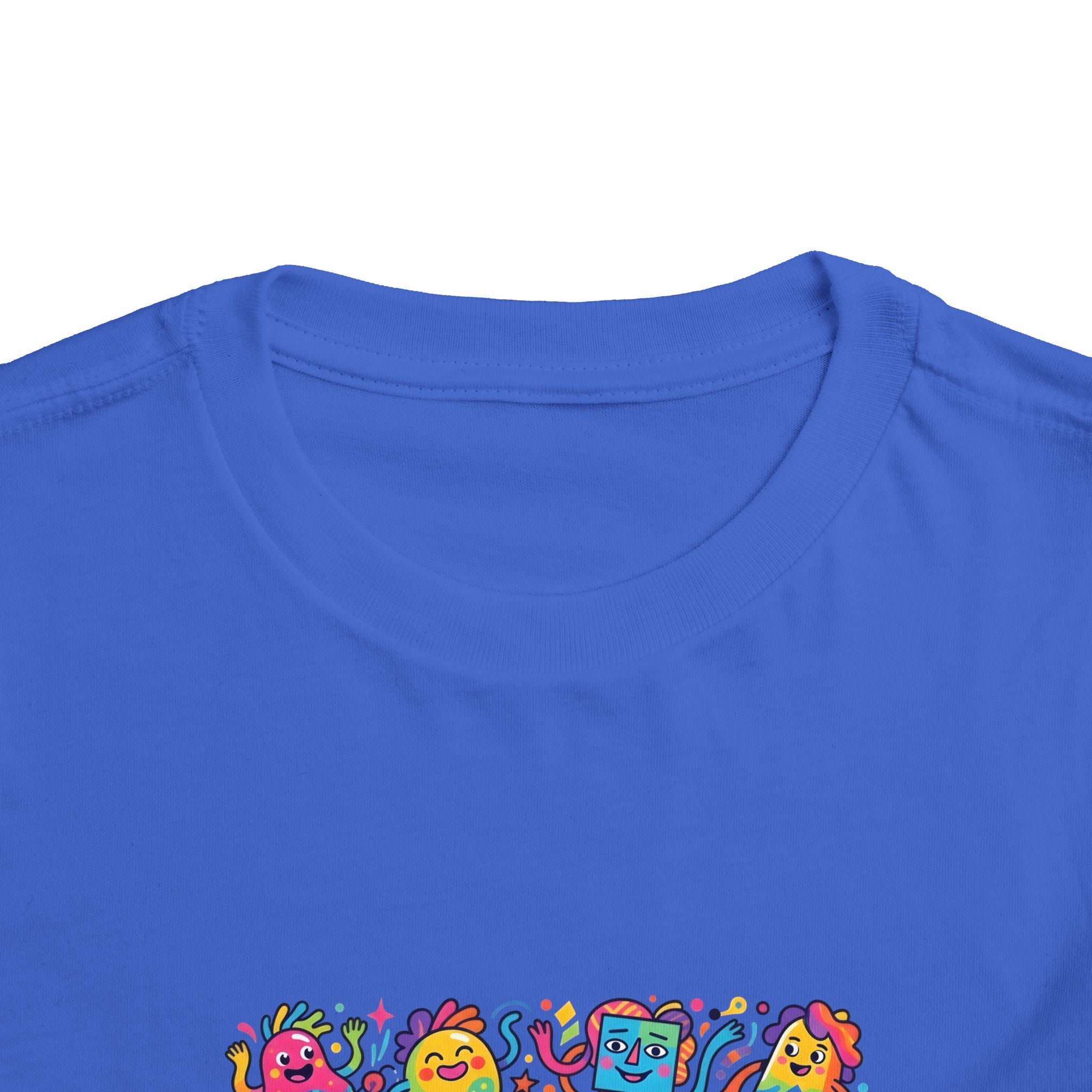 Toddler T-Shirt - Vibrant Whimsical Creatures | Doodle Art