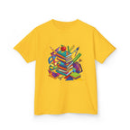 Kids T-Shirt - Geometric School Supplies Tee | Back to School