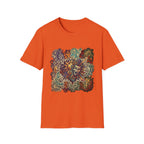 Unisex T-Shirt - Retro Psychedelic Theater Comedy Mask | Abstract Art