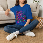 T-Shirt - Vibrant Psychedelic Cosmic Goddess Spiritual Flow