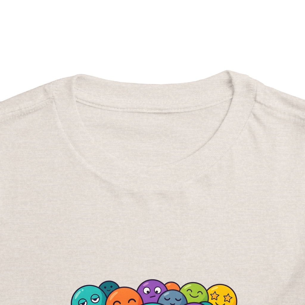 Toddler Tee - Expressive Emoji Faces | Kids Emotions & Feelings