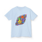 Kids Psychedelic Monster Tee - Vibrant Cartoon Doodle Shirt