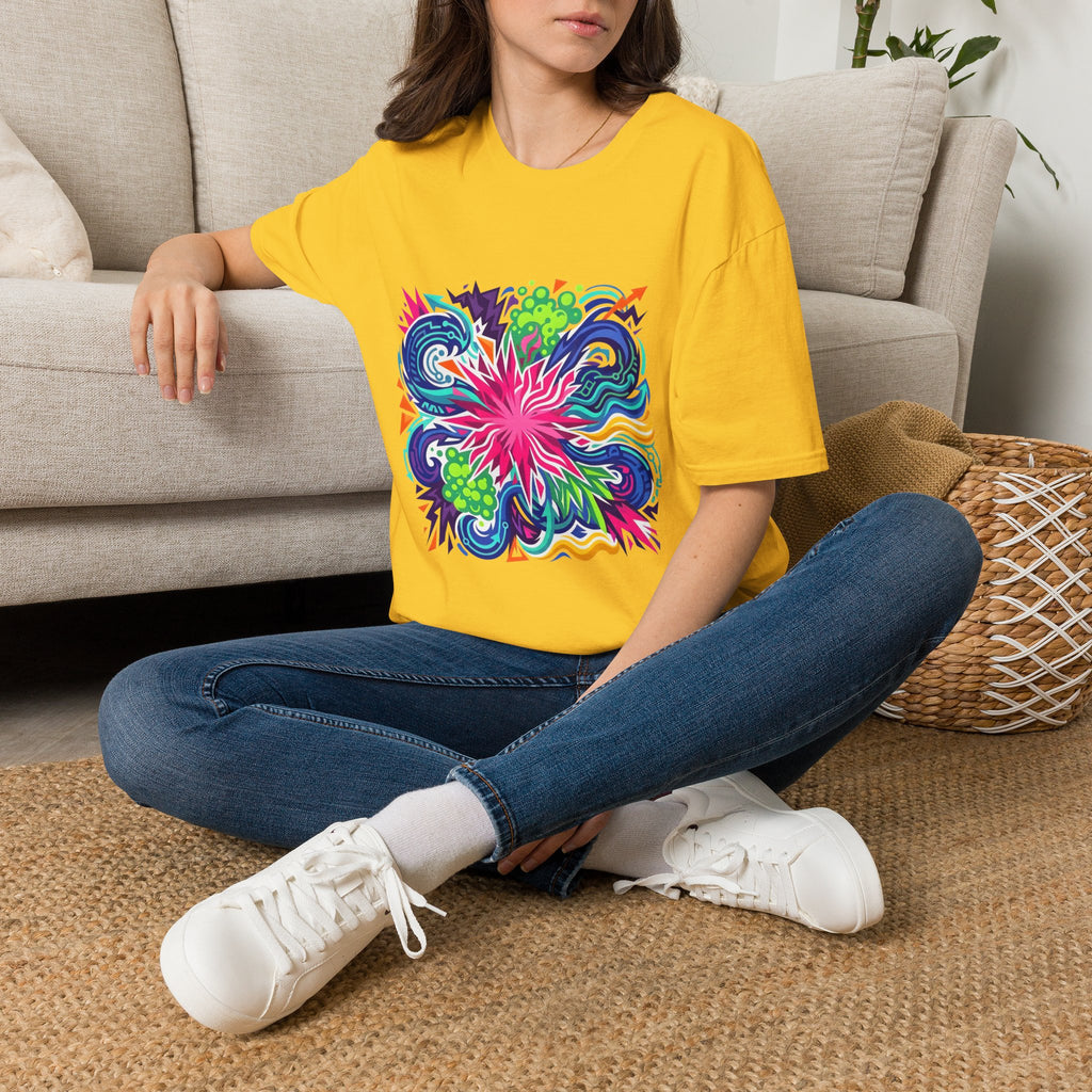 Abstract T-Shirt - Vibrant Graffiti Explosion | Unisex
