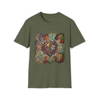 Unisex T-Shirt - Retro Psychedelic Theater Comedy Mask | Abstract Art