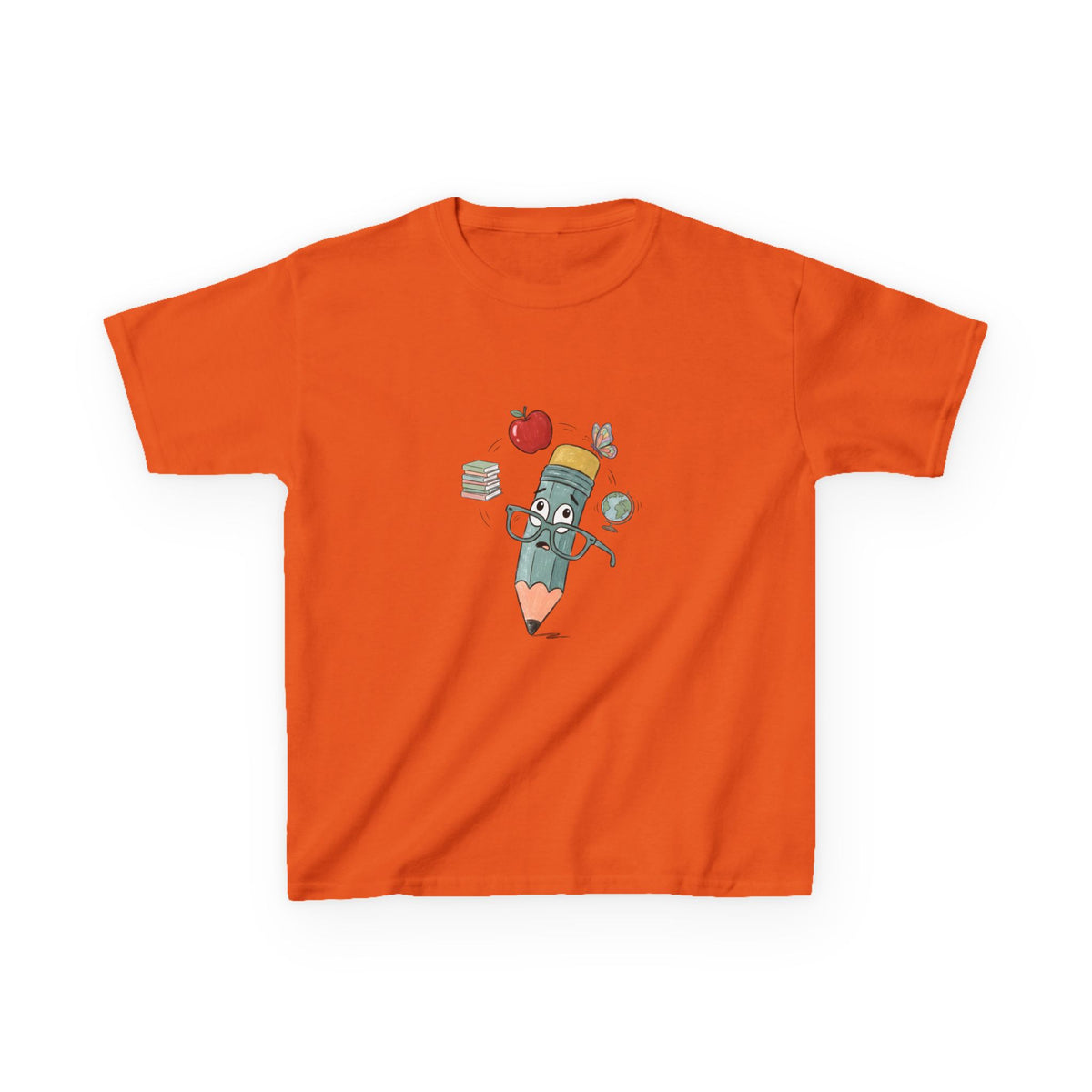 Kids School T-Shirt - Hand-Drawn Whimsical Learning Design