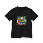 Kids Back to School Tee - Colorful School Bus & Student Shirt