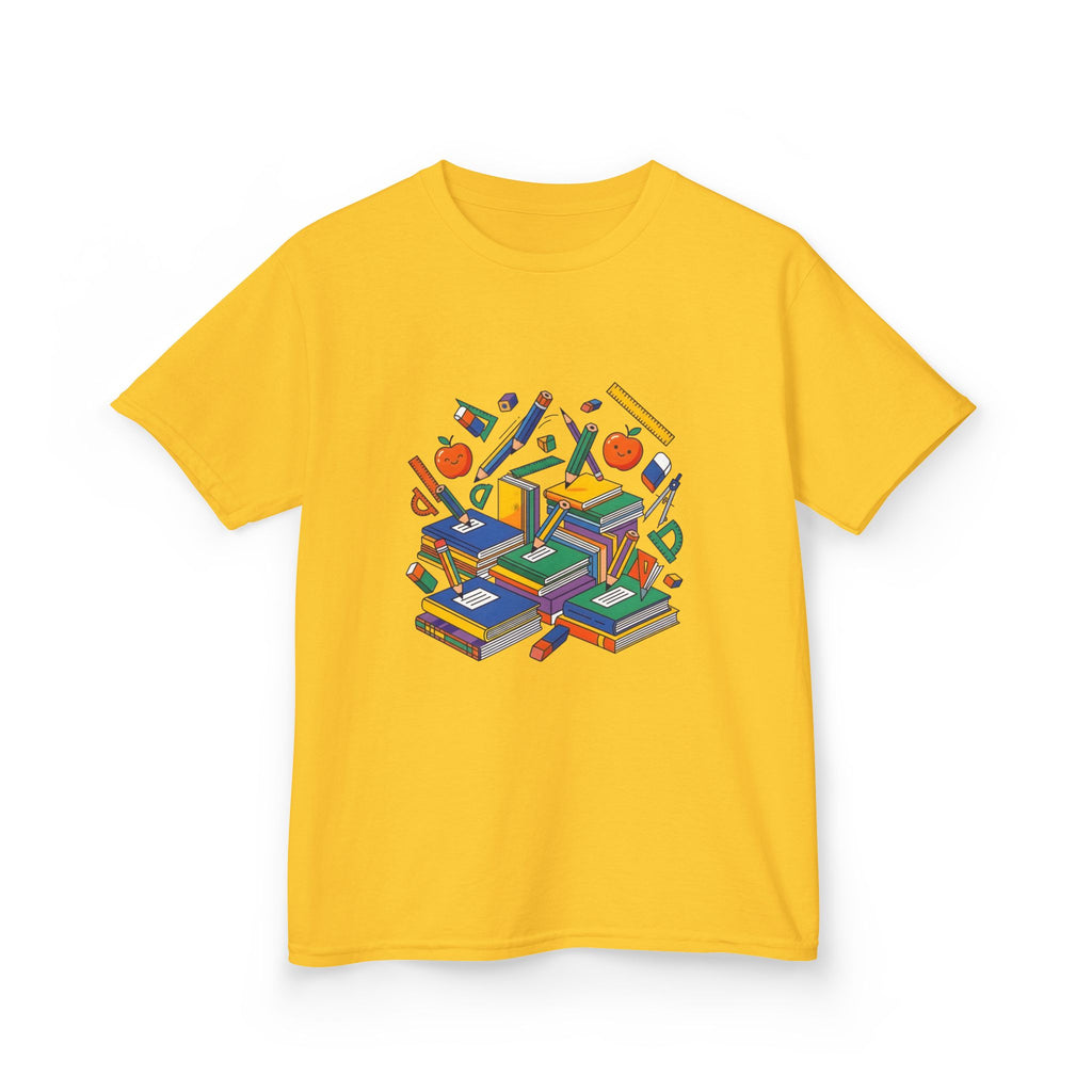Kids School Supplies Tee - Colorful Education Design | Back to School