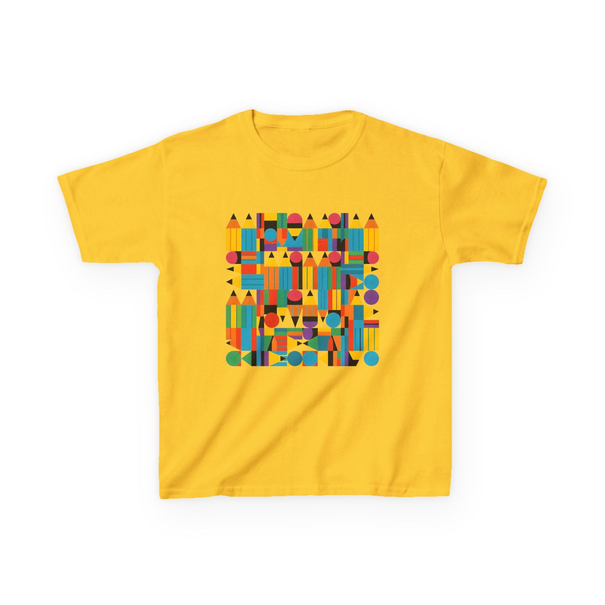 Kids Tee - Playful Geometric Abstract | Modern Art
