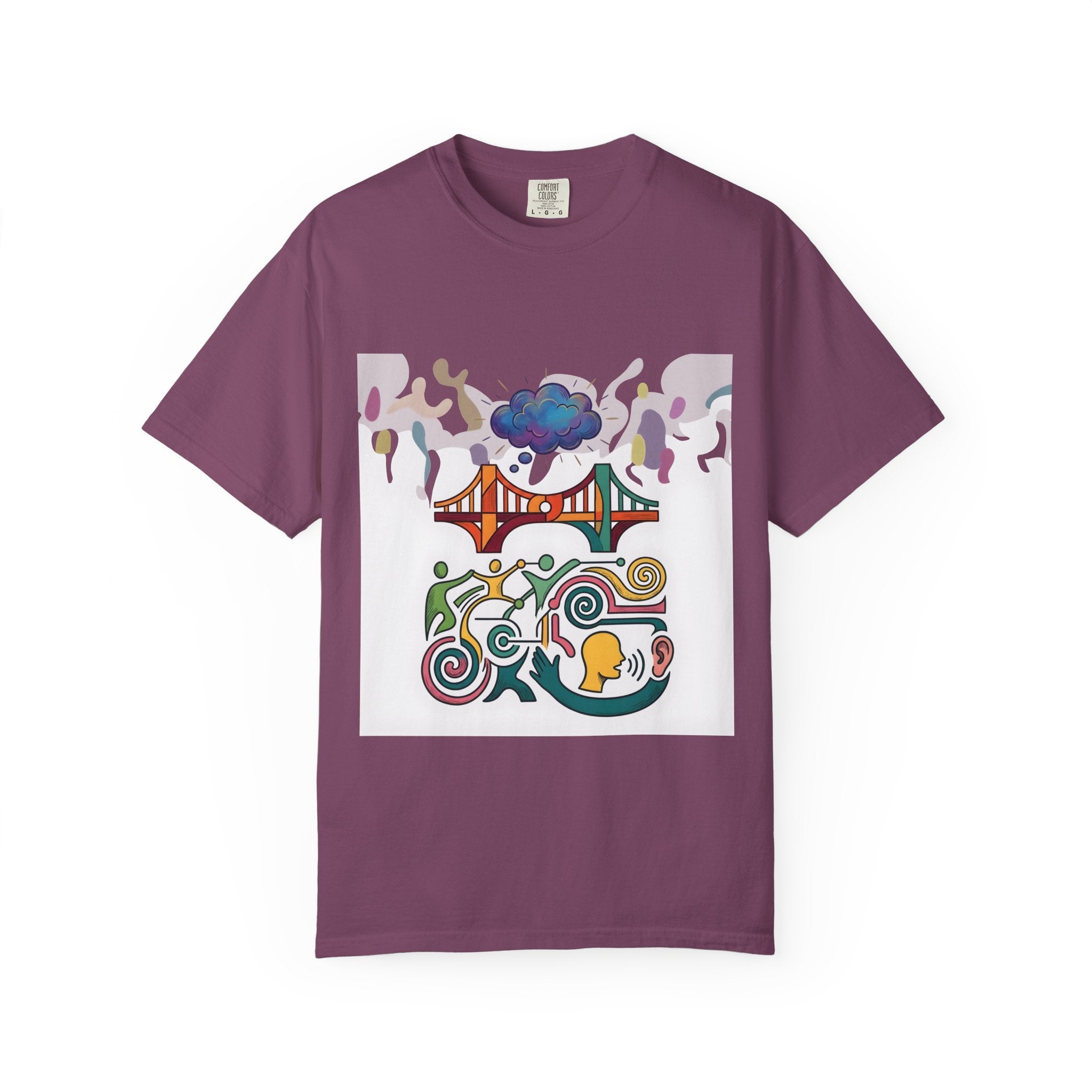 Comfort Colors T-shirt - Symbolic Connection | Abstract Communication