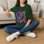 Unisex T-Shirt - Vibrant Organic Abstract | Psychedelic Flow