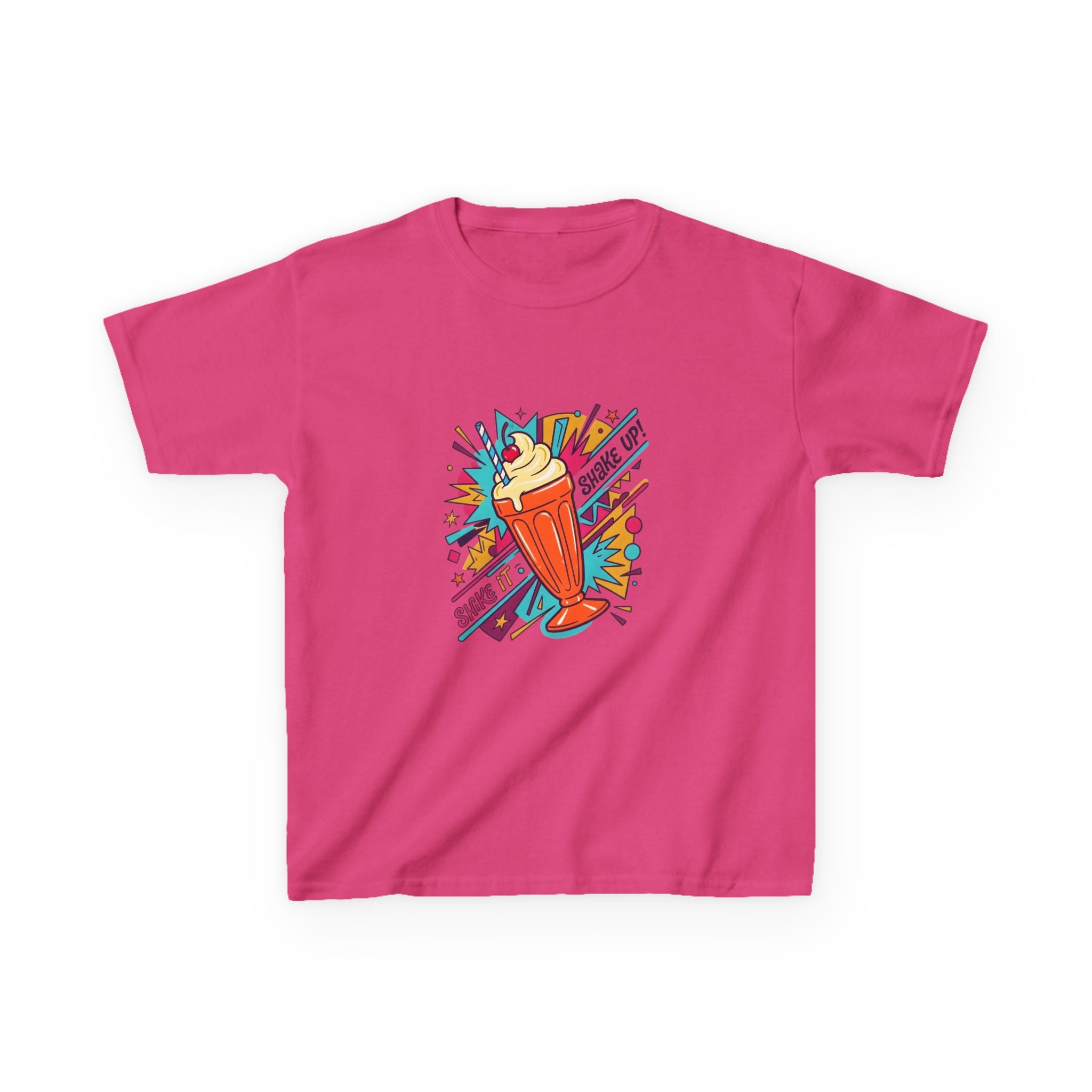 Kids Retro Pop Art Milkshake Tee - SHAKE IT UP! Dessert