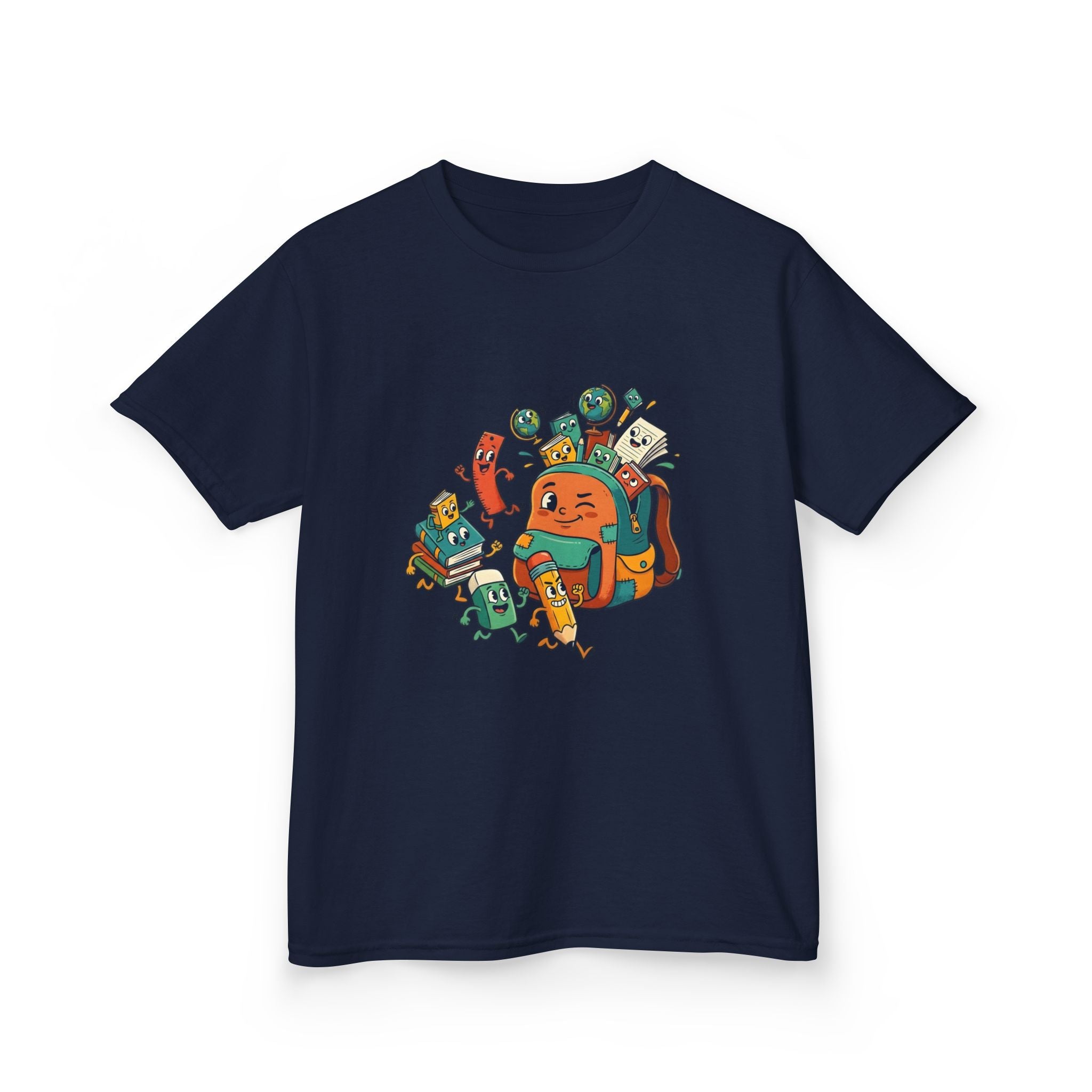 Kids T-Shirt - Cartoon School Supplies | Back to School