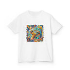 Kids Tee - Dynamic School Supplies Cartoon | Back to School Fun