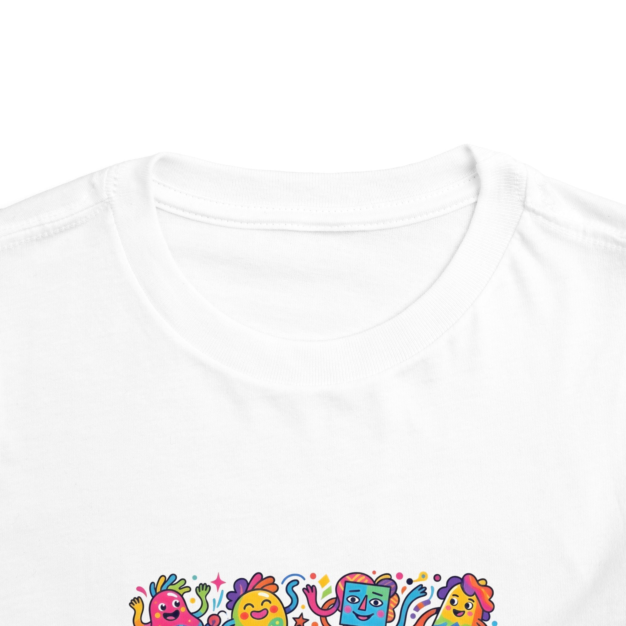 Toddler T-Shirt - Vibrant Whimsical Creatures | Doodle Art