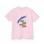 Kids Tee - Back to School Education | Books & Pencil