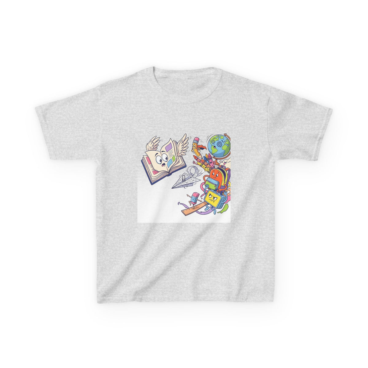 Kids Tee - Cute HOMEWORK Whimsical School Supplies | Back to School