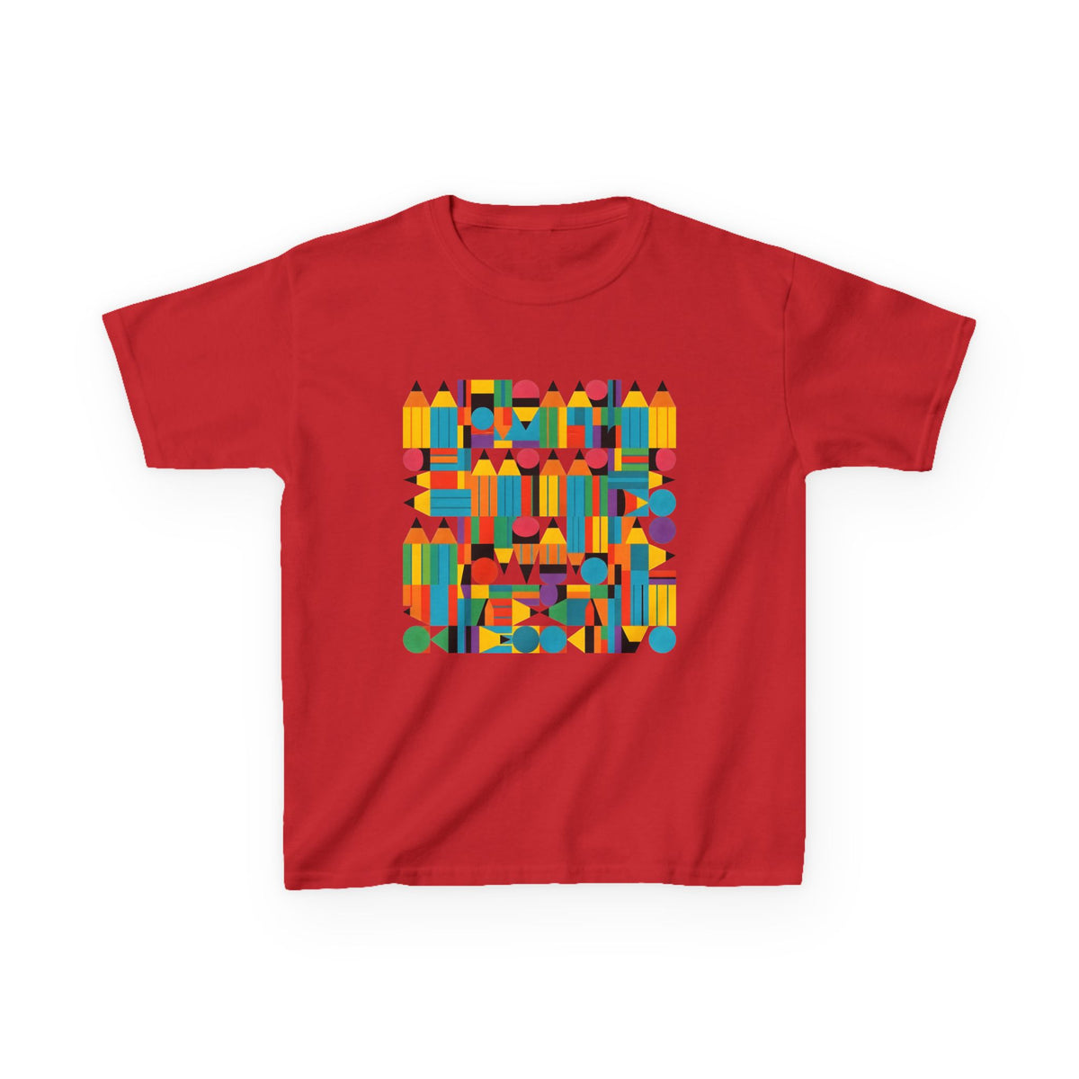 Kids Tee - Playful Geometric Abstract | Modern Art