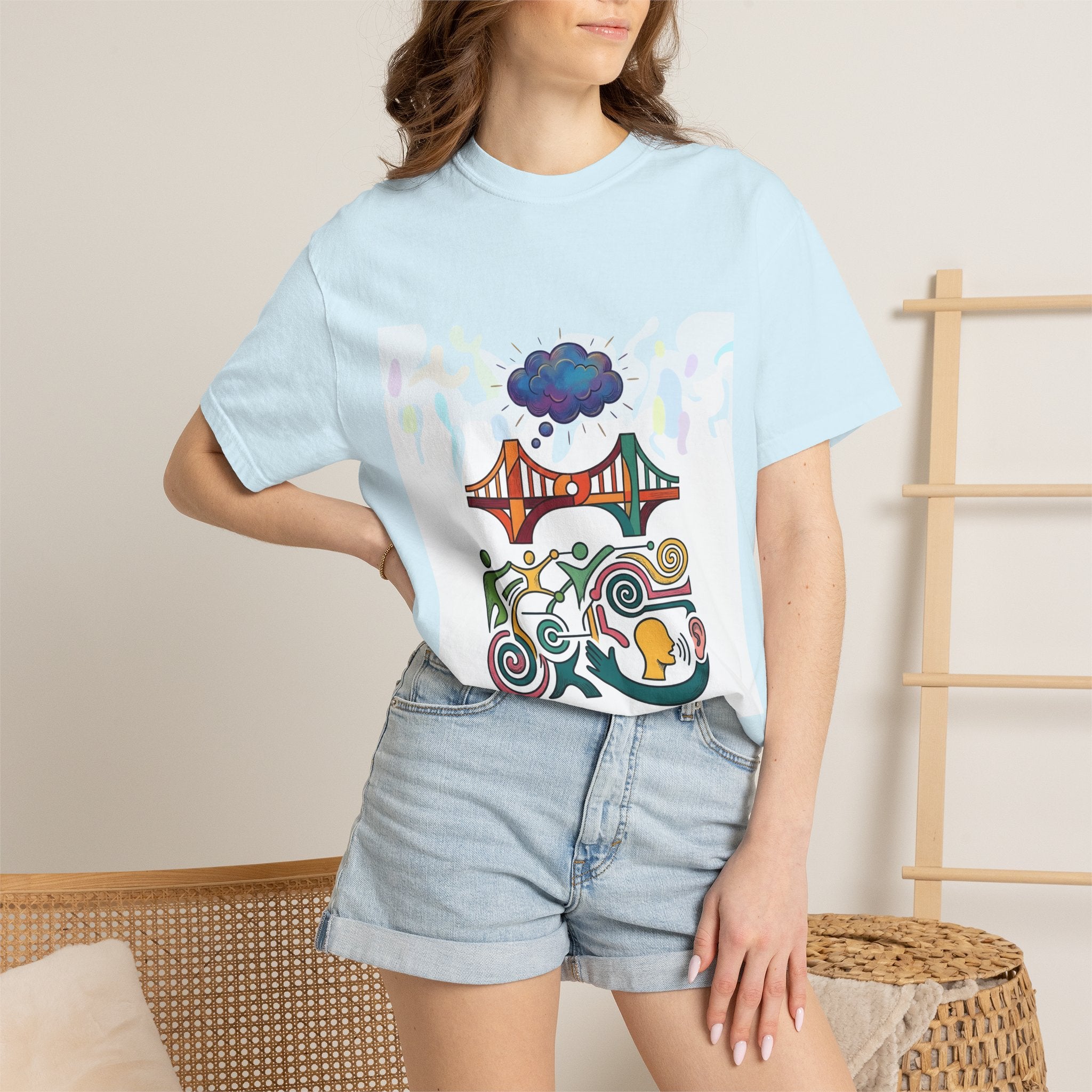 Comfort Colors T-shirt - Symbolic Connection | Abstract Communication