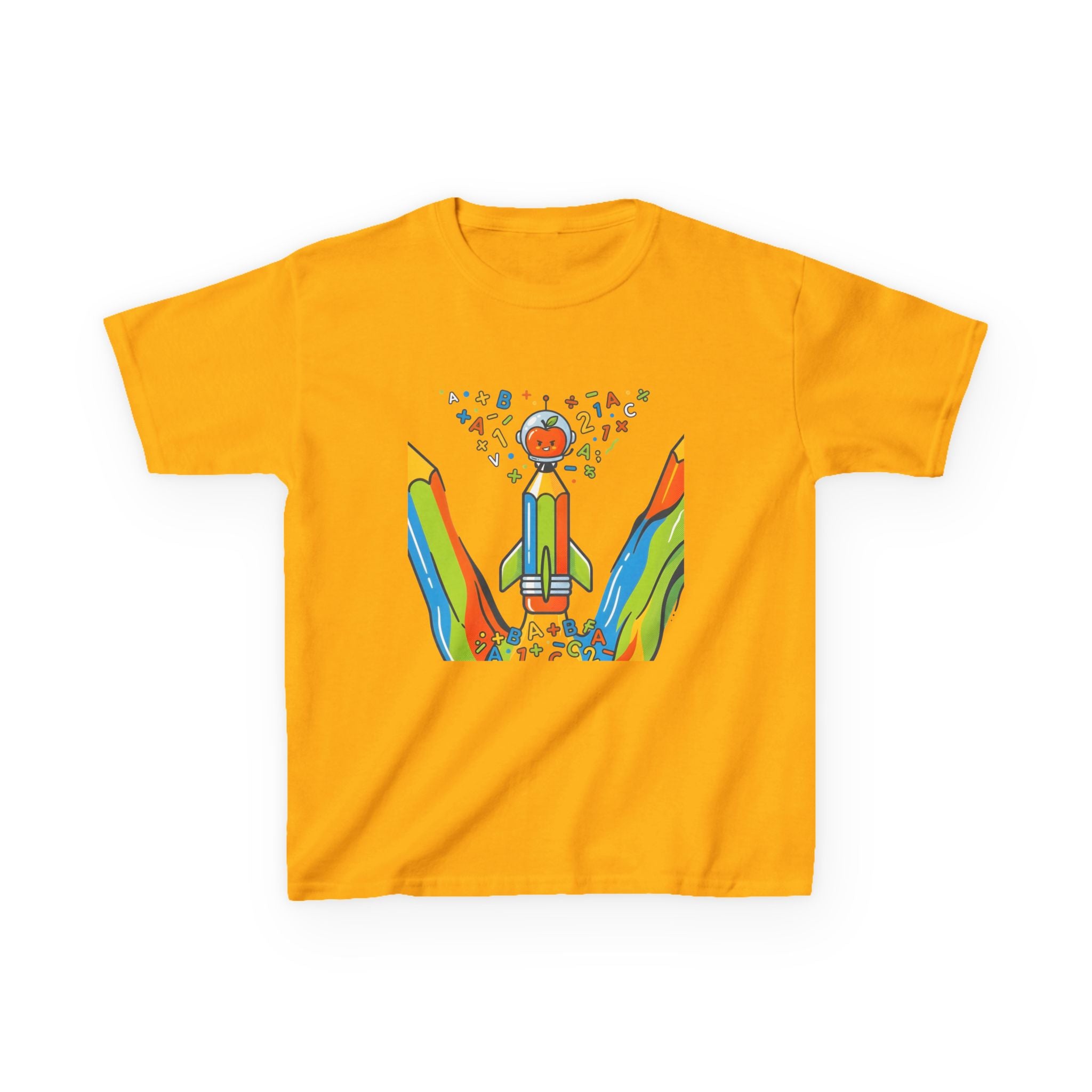 Kids Education Tee - Playful ABC & Math Learning Graphic